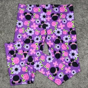 PLM Disney Inspired Minnie Flower&Garden Leggings